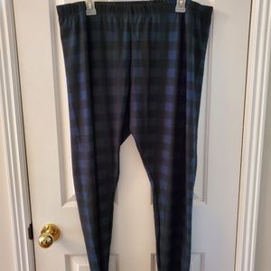 Women's Buffalo Checked Leggings